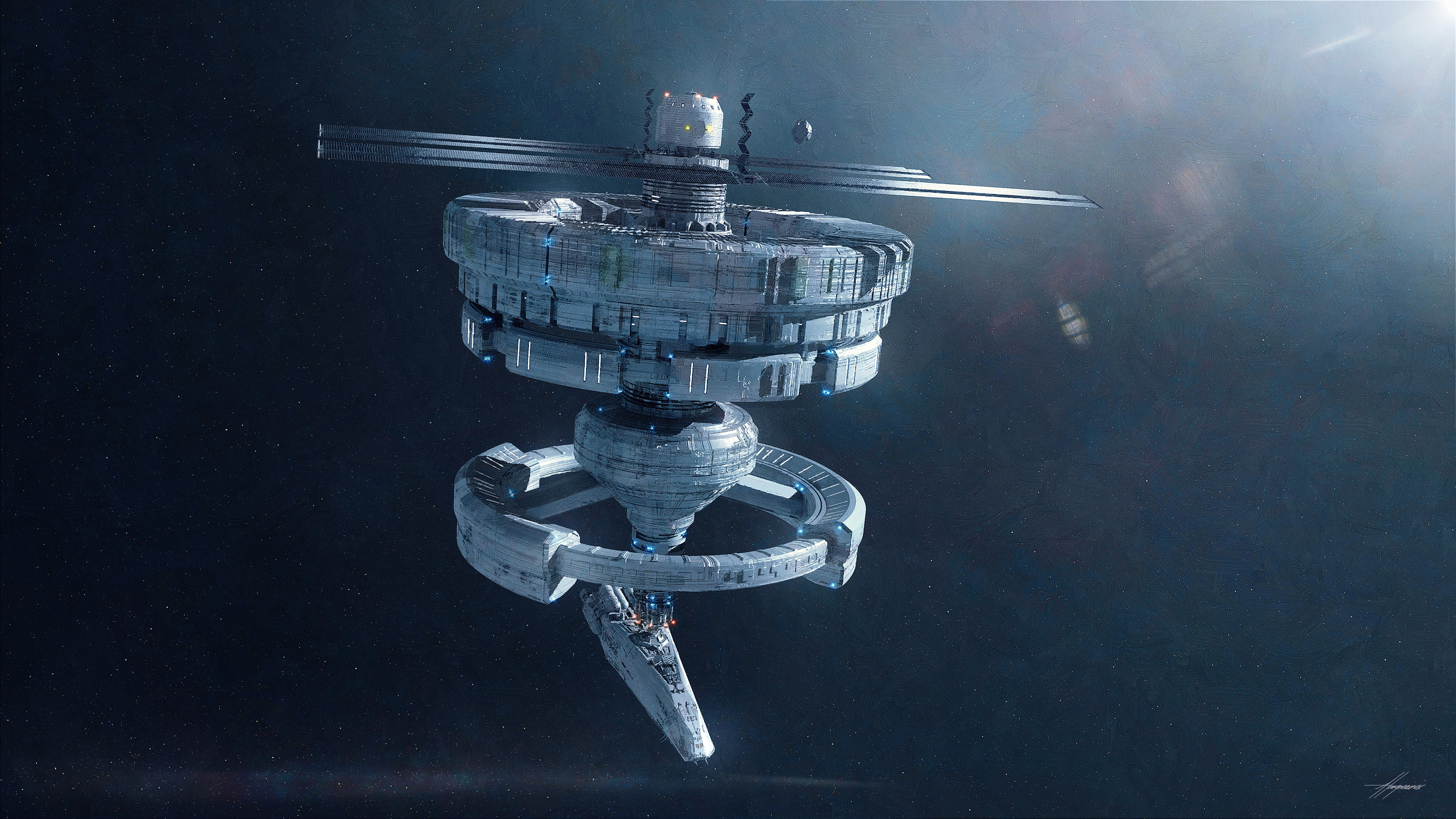 A space station
