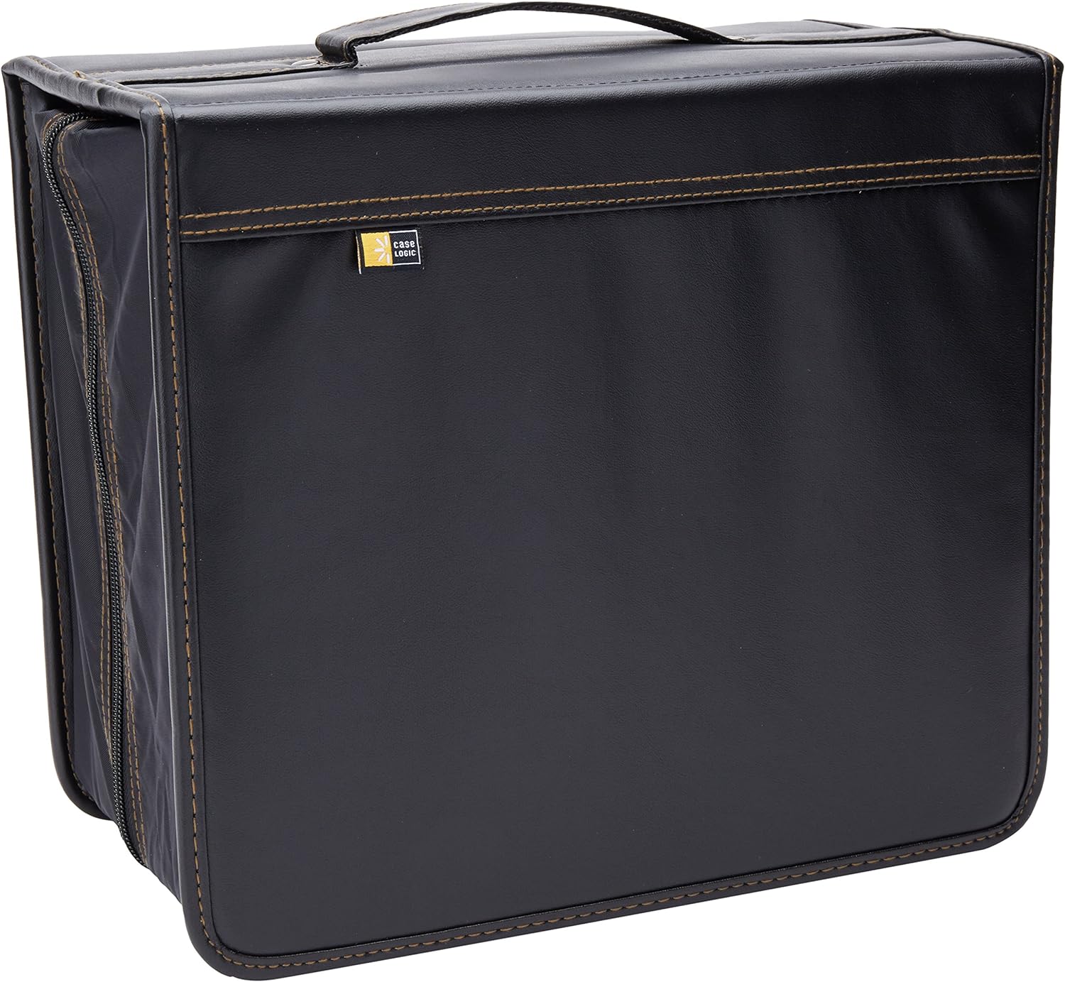 A black Case Logic 200 CD capacity case