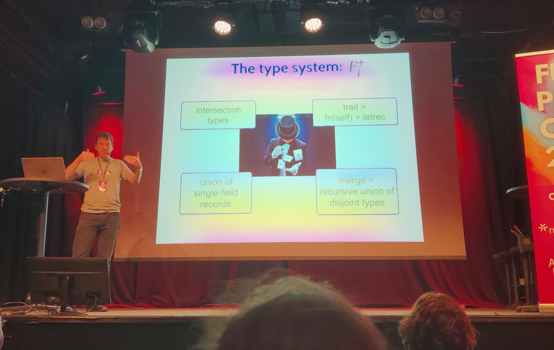 Pick a trait, any trait Eric presents a slide labelled "In practice"